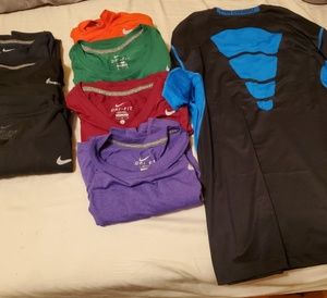 8 nike dri fit large shirts